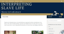Desktop Screenshot of interpretingslavelife.com