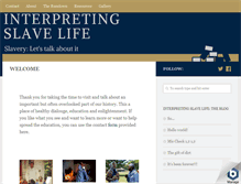Tablet Screenshot of interpretingslavelife.com